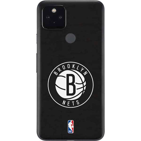 NBA Brooklyn Nets Distressed Google Pixel 4a 5G Skin